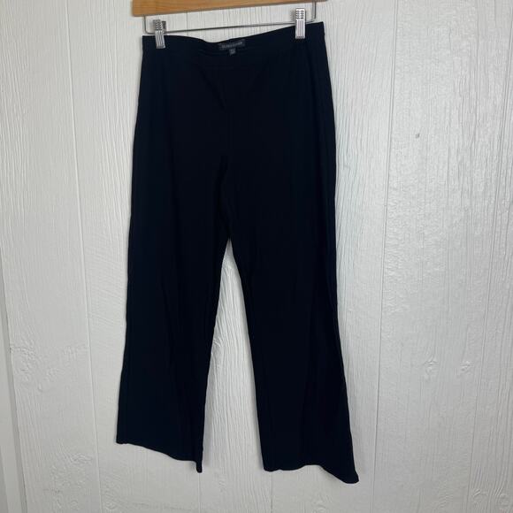 Eileen Fisher Black Pull On Elastic Waist Pants Size XS Minimalist Contemporary - Picture 11 of 12